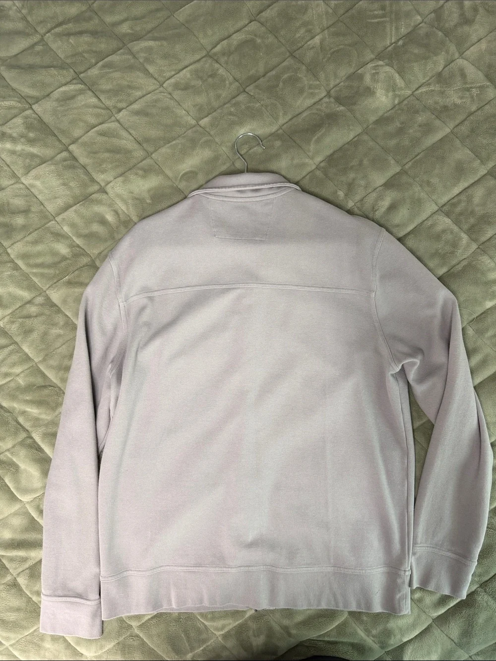 Banana Republic Men's Shirt Jacket - Light Gray